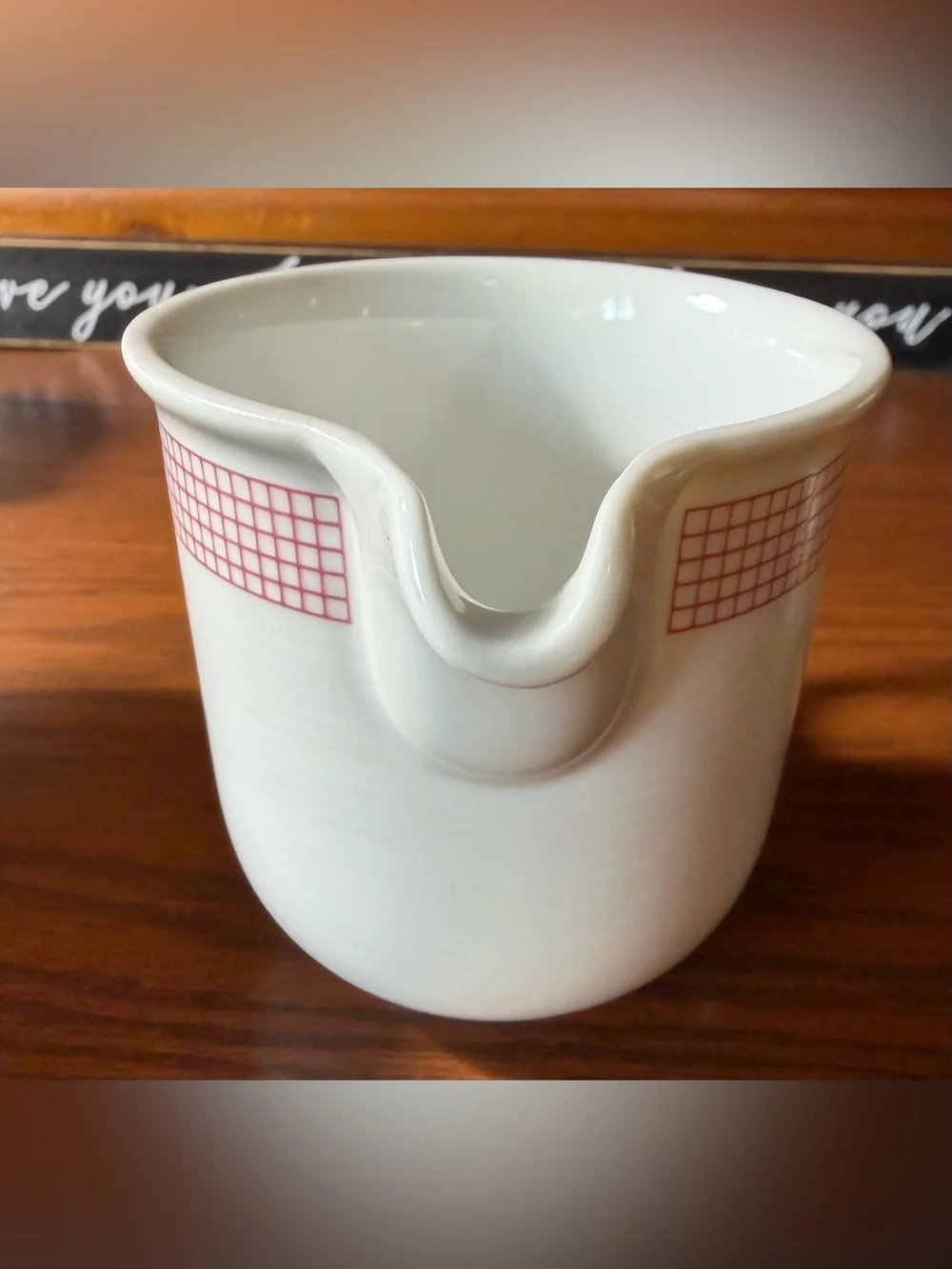 FLORIDA by Thomas Covered Sugar Bowl Lid & Creamer Germany Pink Grid Rosenthal